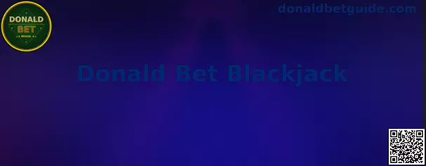 Mesa de jogo simulada de Donald Bet Blackjack com cartas e fichas virtuais