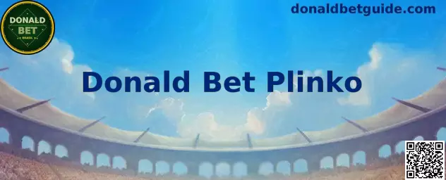 Explicação visual do funcionamento do Donald Bet Plinko